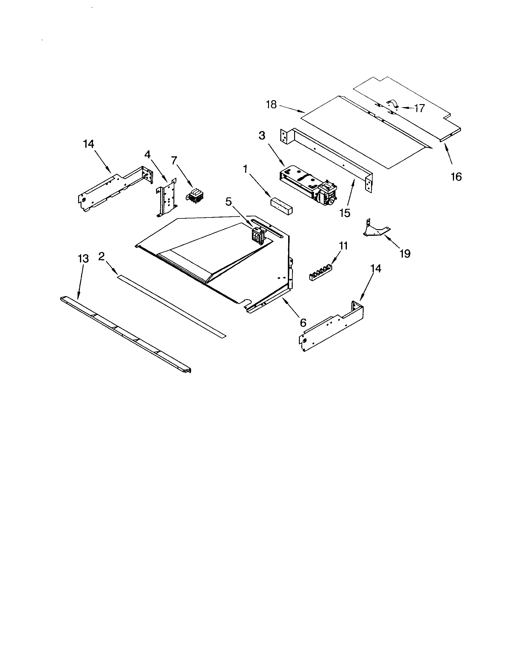 KitchenAid KEBS278DWH1 top venting diagram