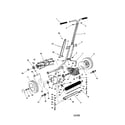Agri-Fab 45-0251 16" push reel mower diagram