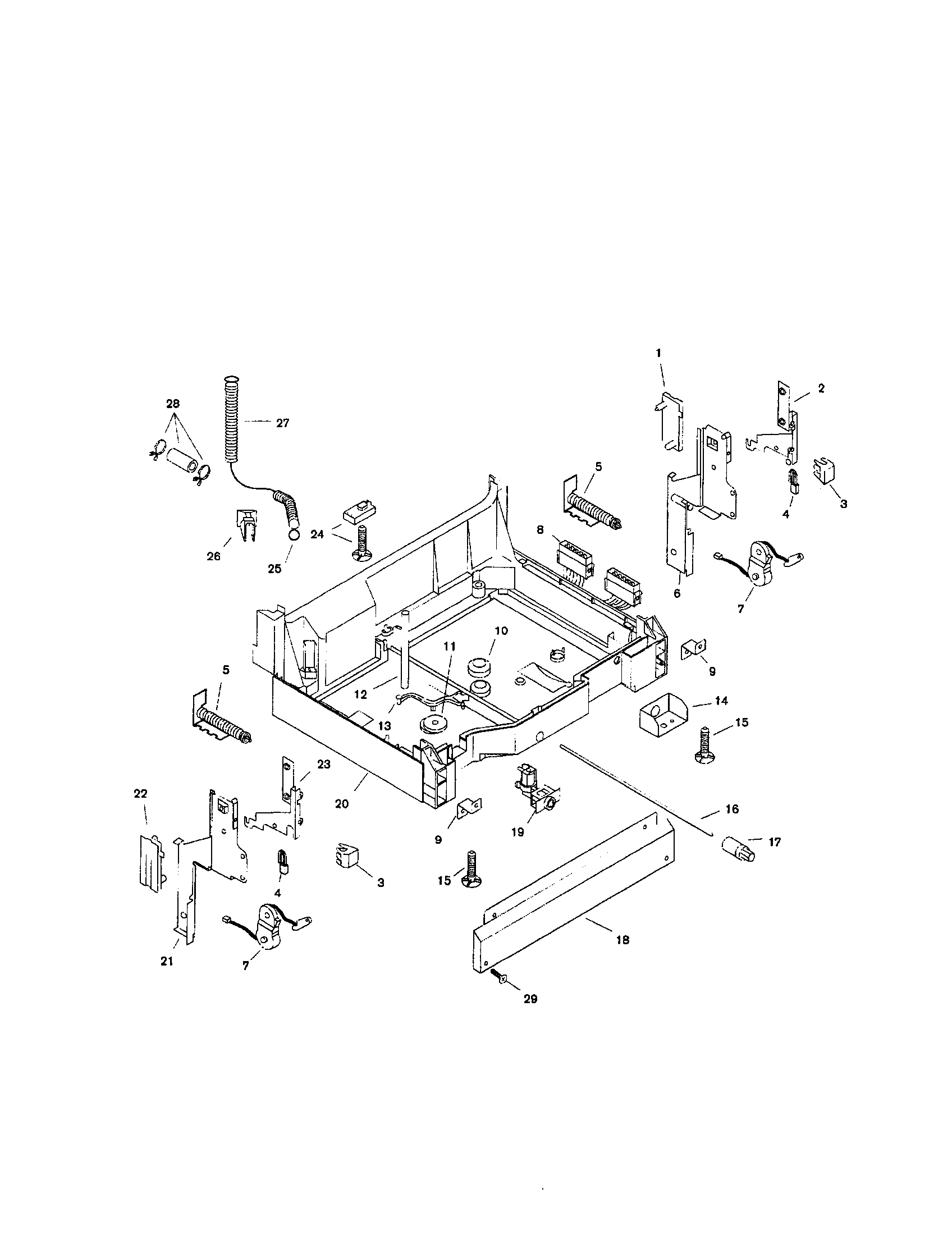 Bosch SHU5315UC/06 base diagram