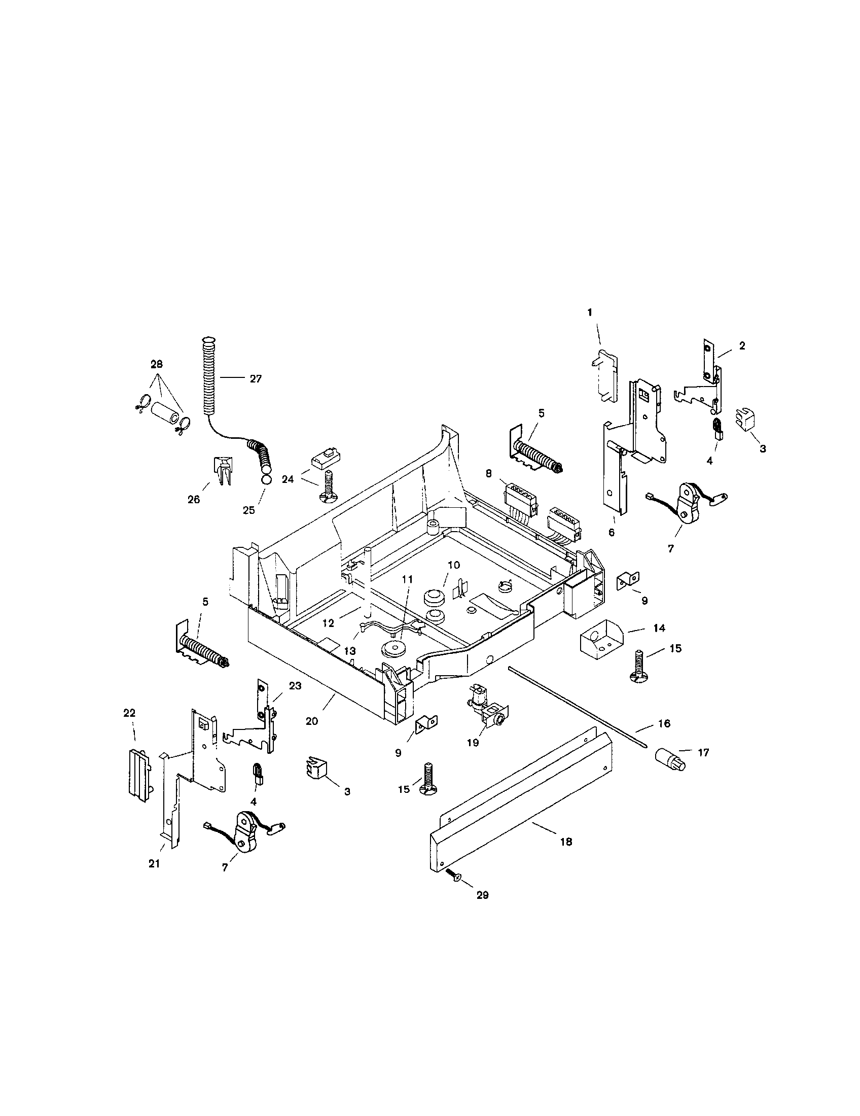Bosch SHU5316UC/11 base diagram