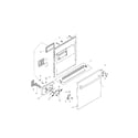 Bosch SHU8806UC/12 (FD 8105) door assembly diagram