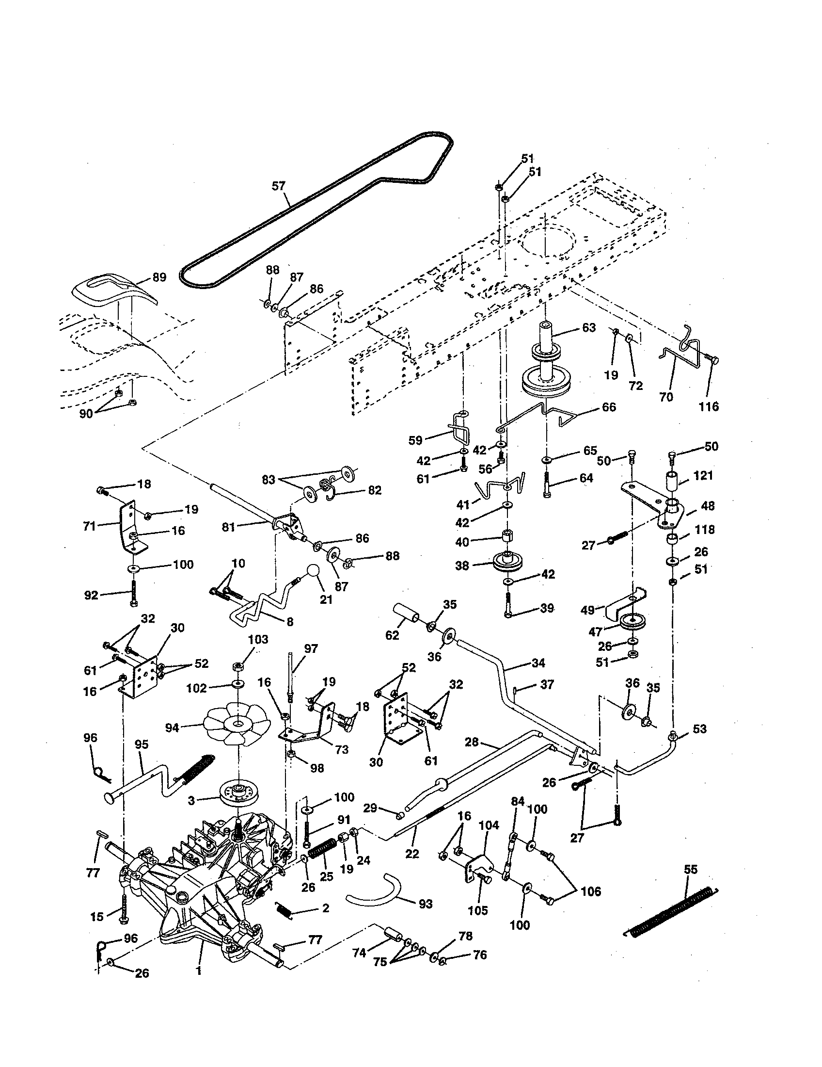 Craftsman 917258552 drive diagram