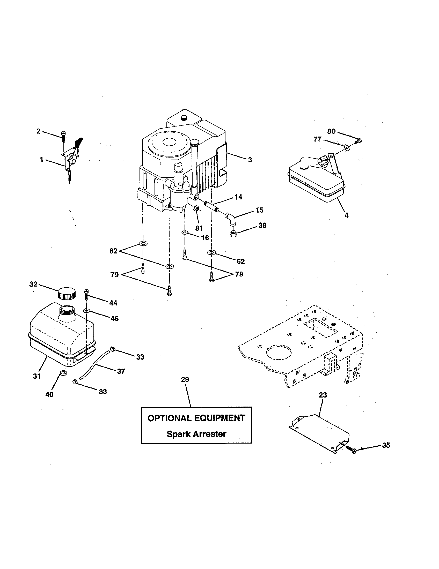 Craftsman 917258552 engine diagram