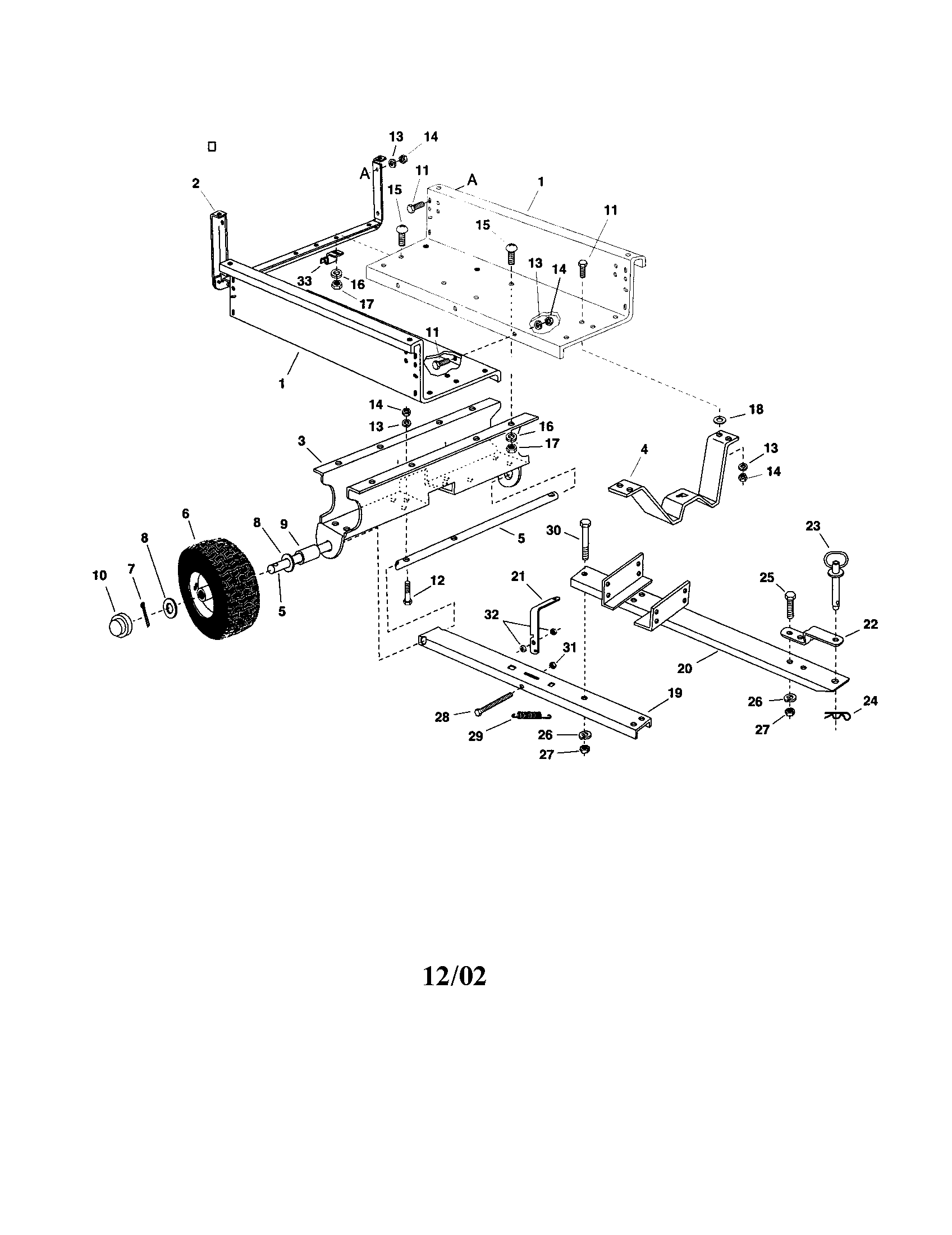 Agri-Fab 502492 cart body diagram