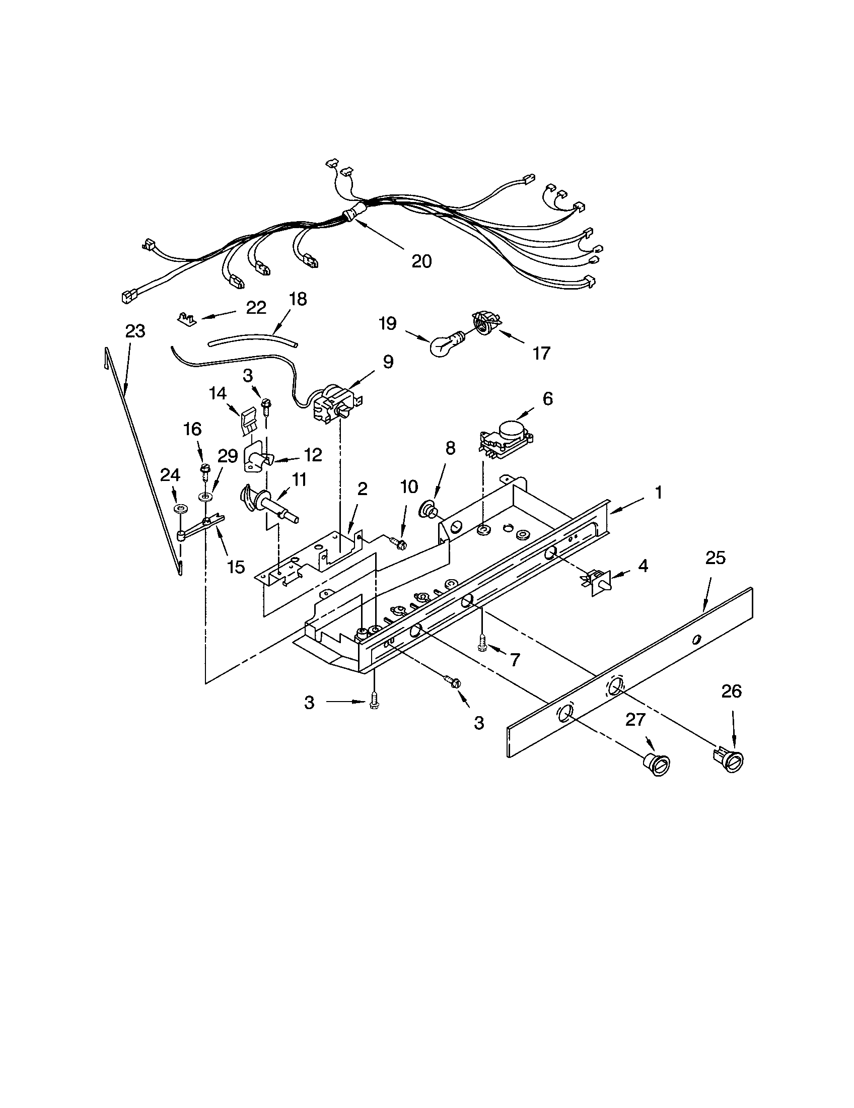 Kenmore 10653522300 control diagram