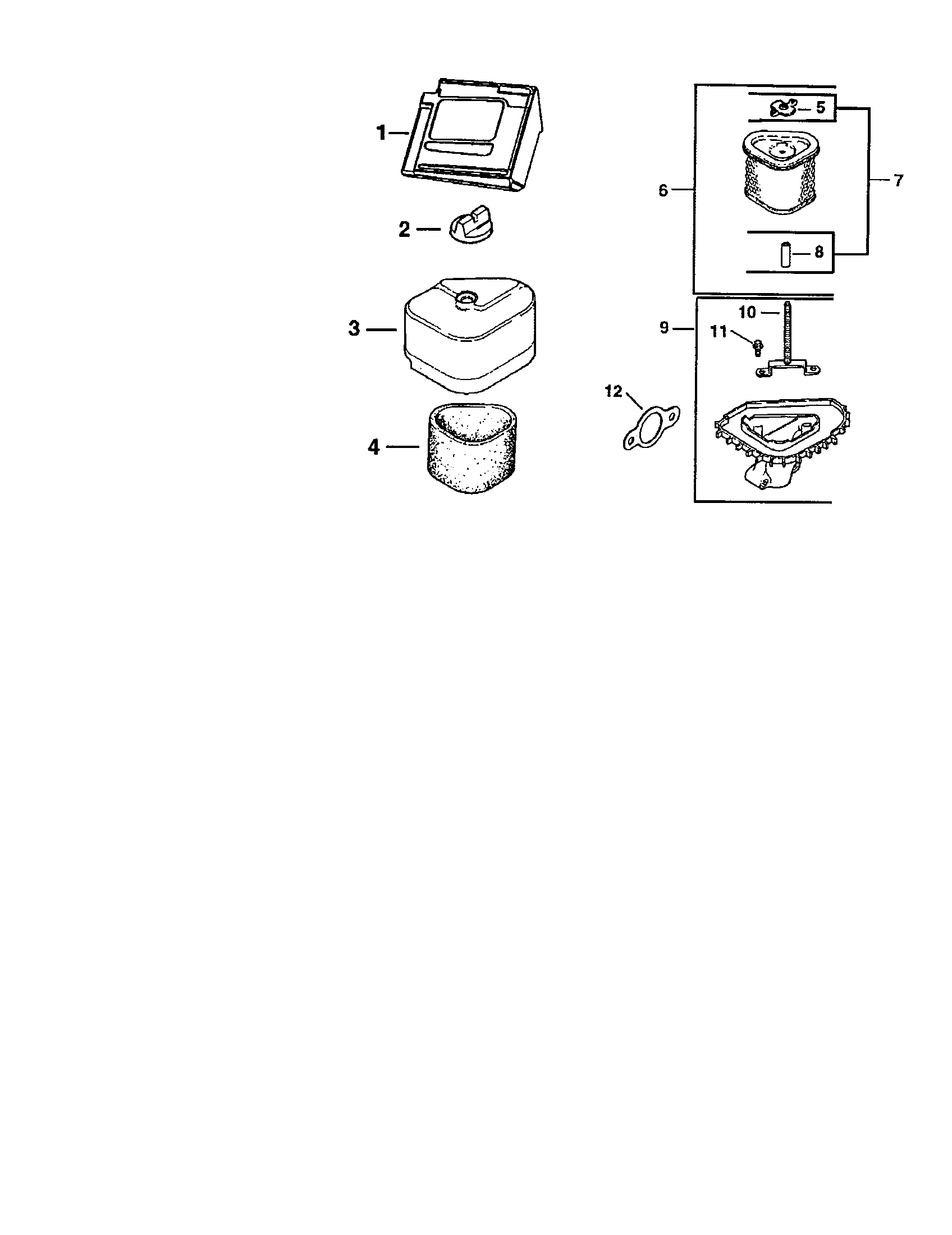 Craftsman 917272084 air intake diagram