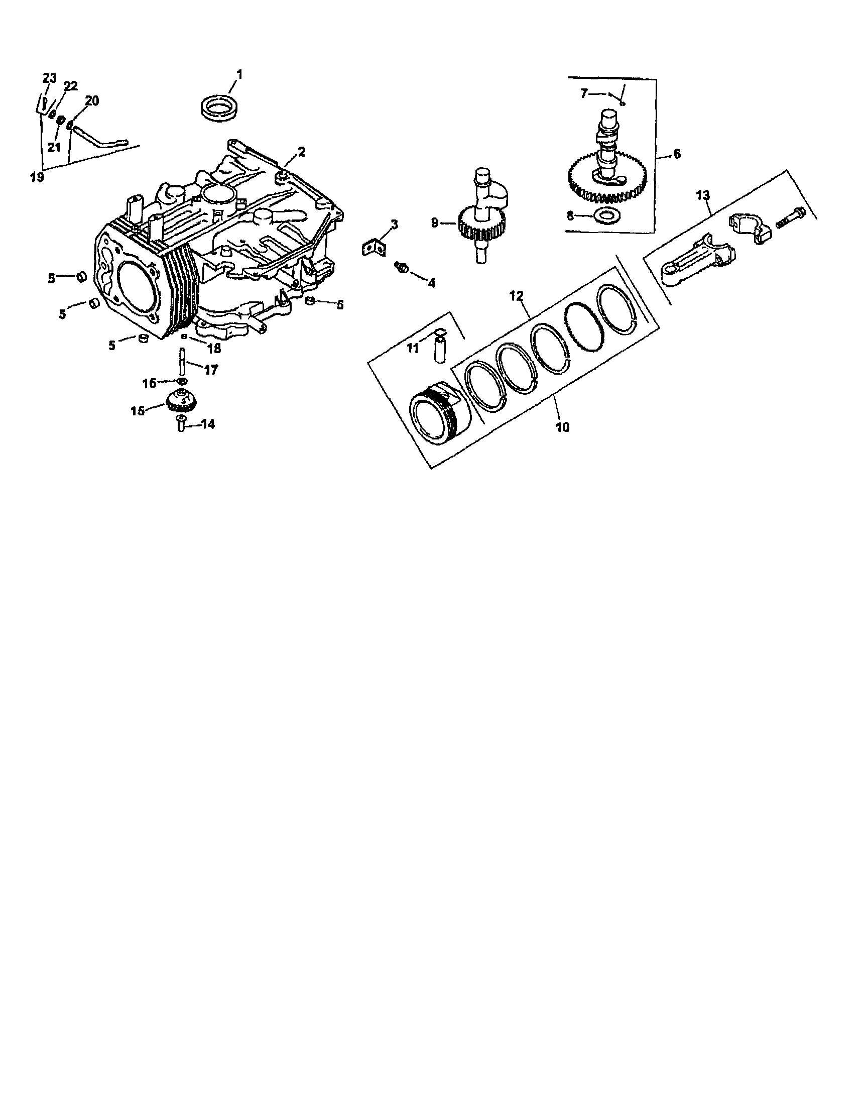 Craftsman 917272084 crankcase diagram