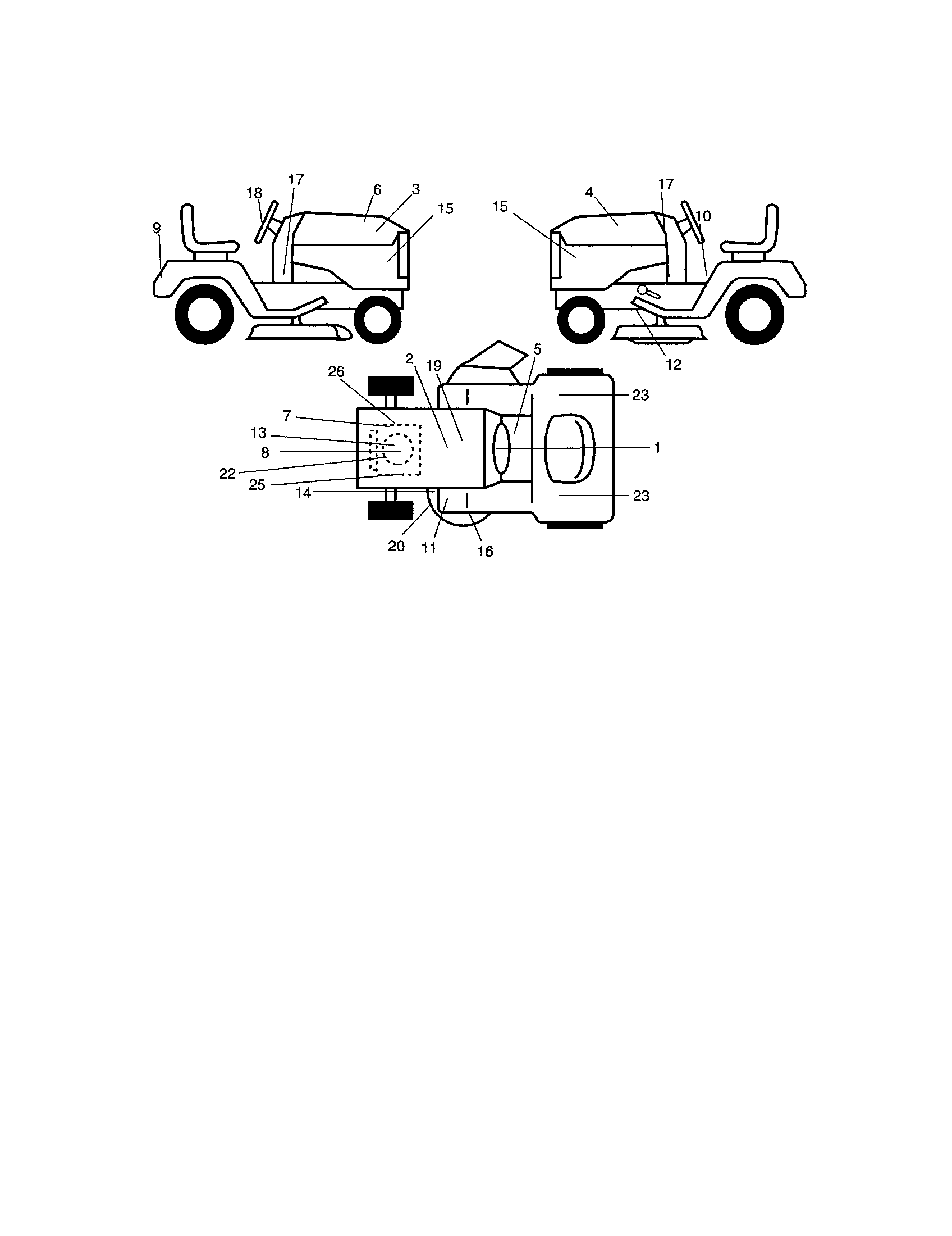 Craftsman 917276020 decals diagram