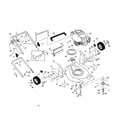 Craftsman 917378641 engine/handle/housing diagram