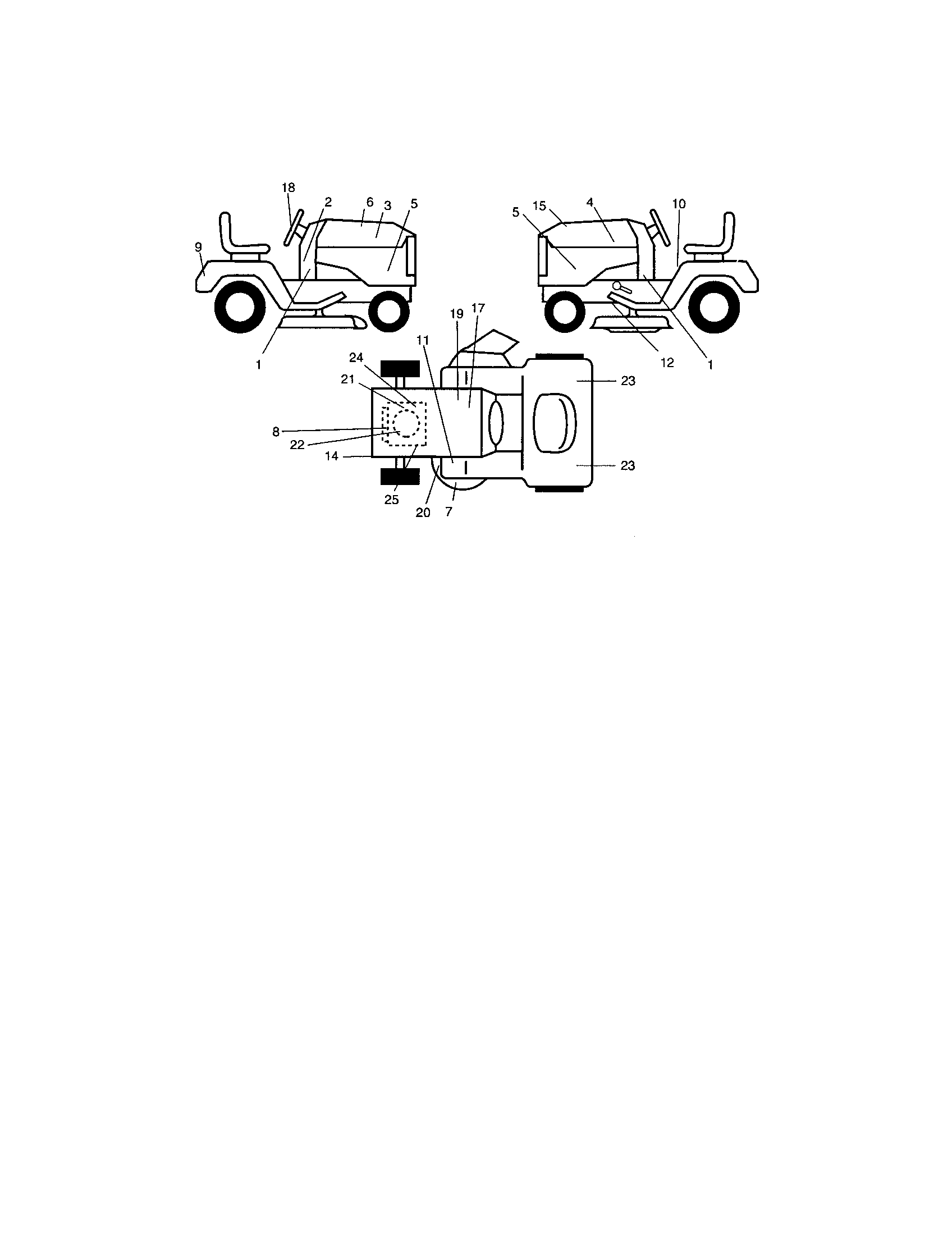 Craftsman 917276010 decals diagram