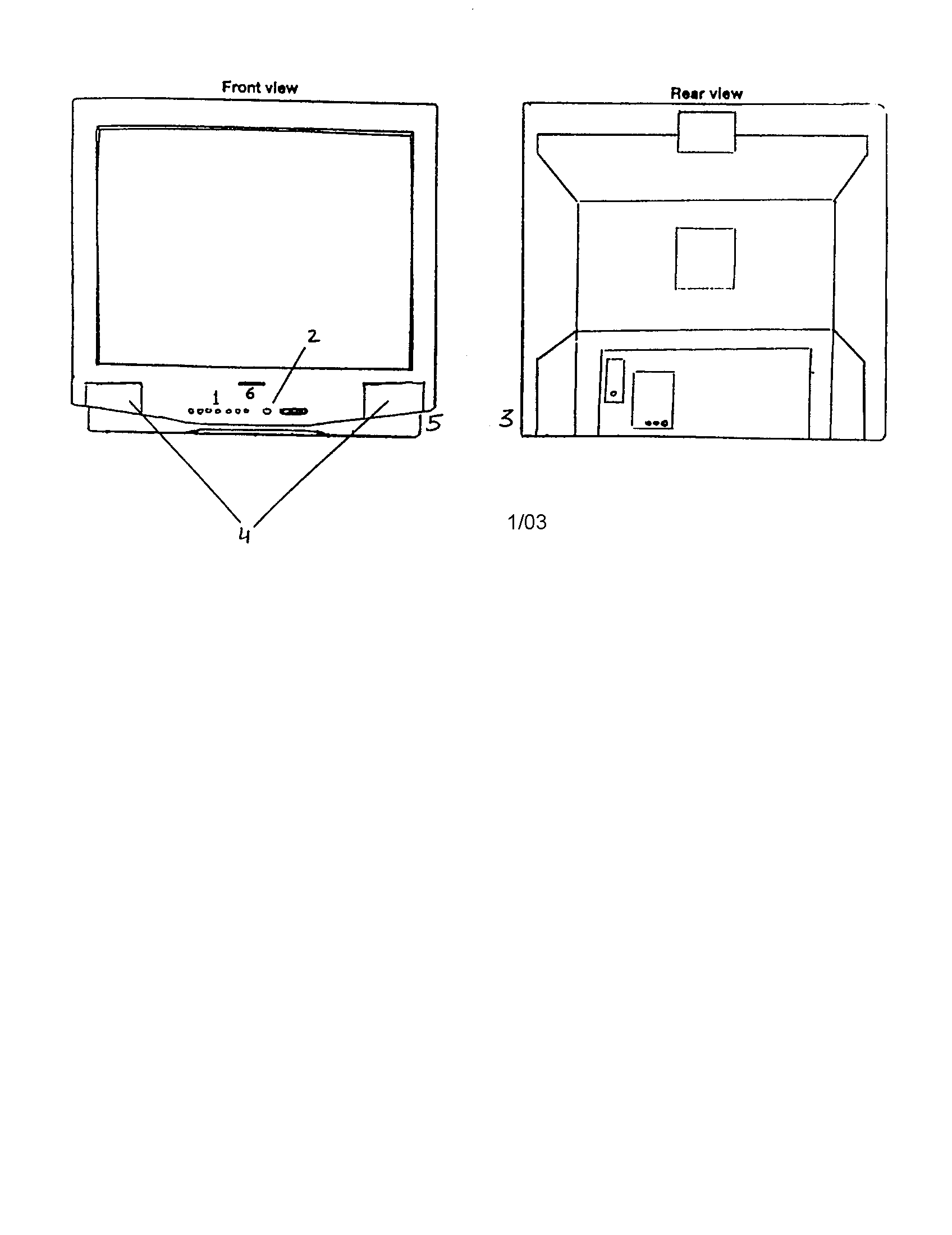 Panasonic CT-32D32UF tv diagram