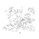 Weslo WLEL19022 frame/flywheel/handlbar diagram