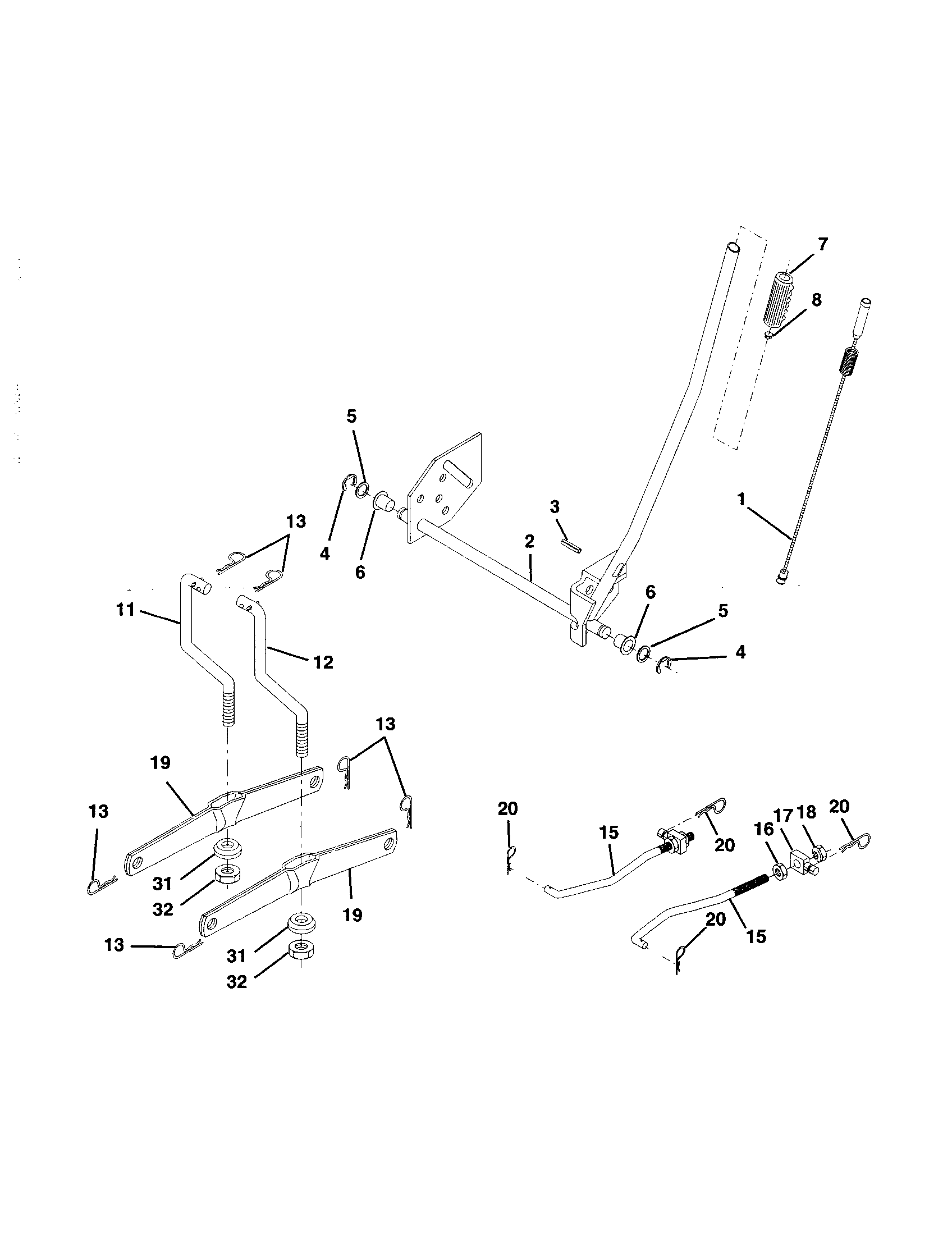 Companion 917257860 lift assembly diagram