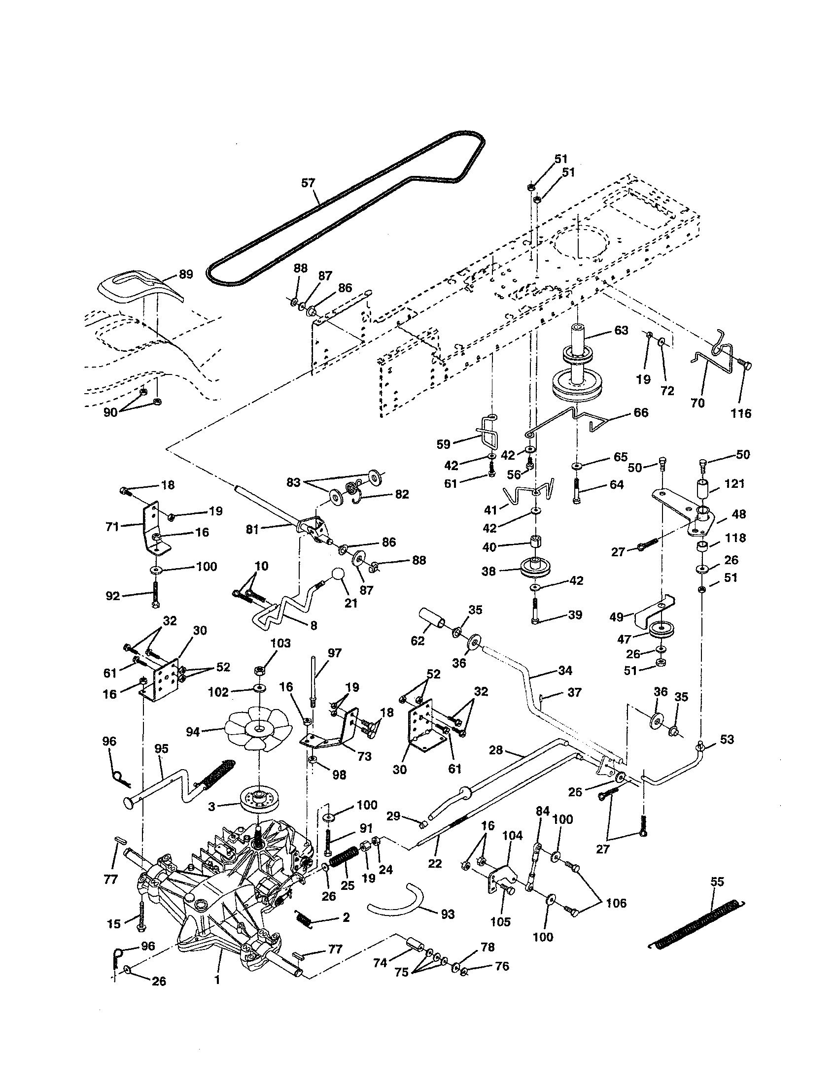 Craftsman 917258554 drive diagram