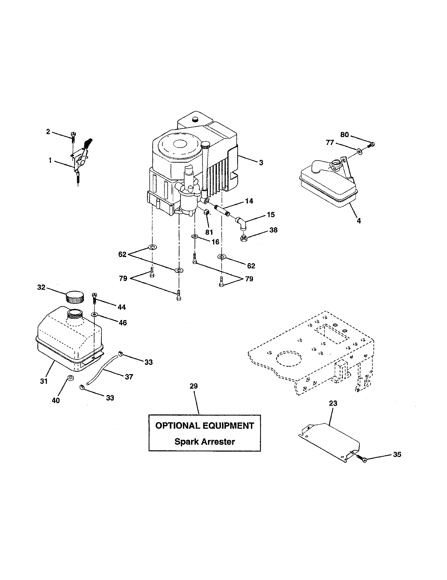Craftsman 917258554 engine diagram