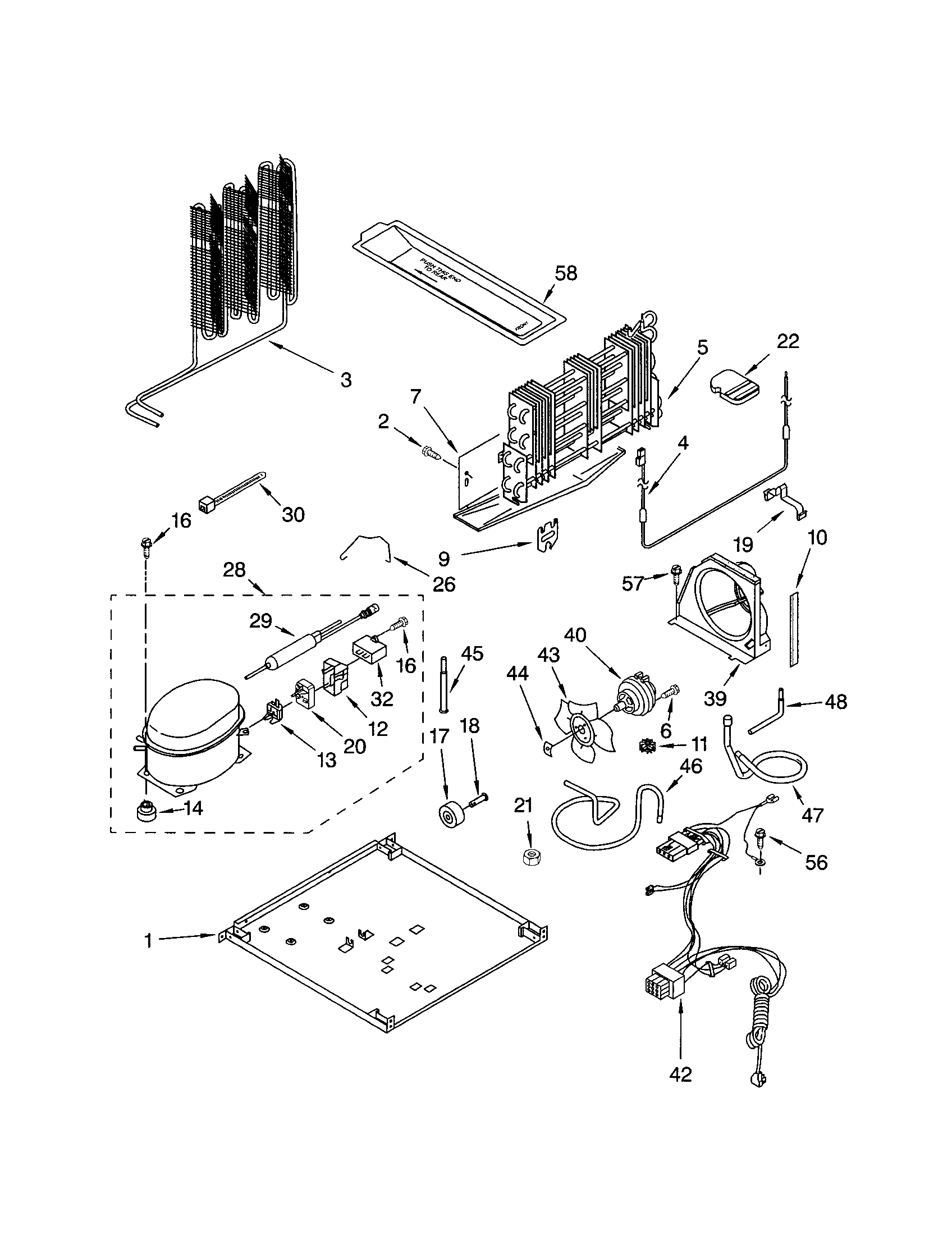 Kenmore 10673832300 unit diagram