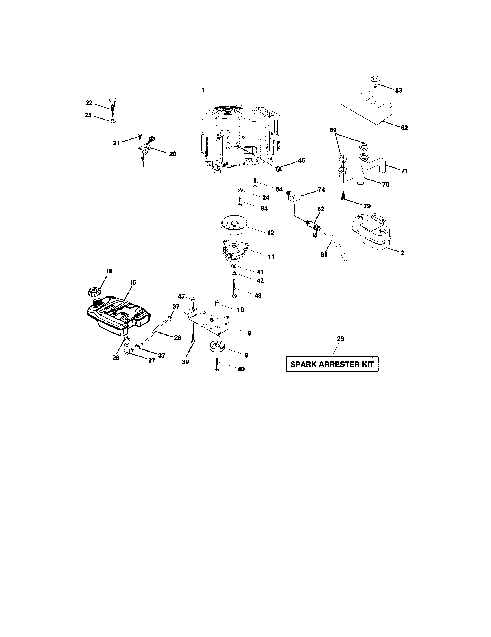 Craftsman 917275970 engine diagram