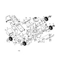 Craftsman 917388910 engine/housing/handle/bag diagram