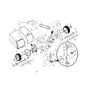 Craftsman 917378401 wheels/tires/bag diagram