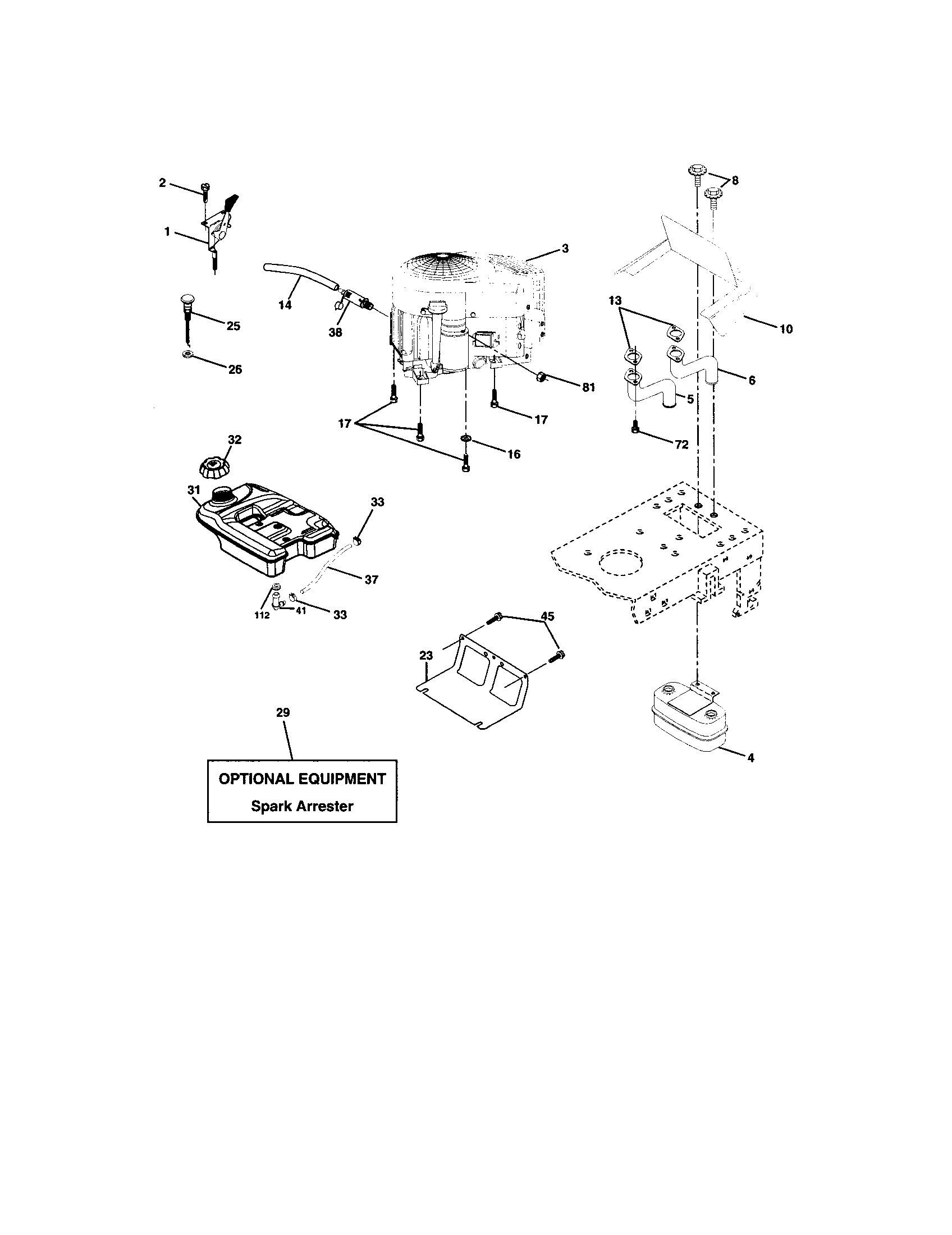 Craftsman 917273280 engine diagram