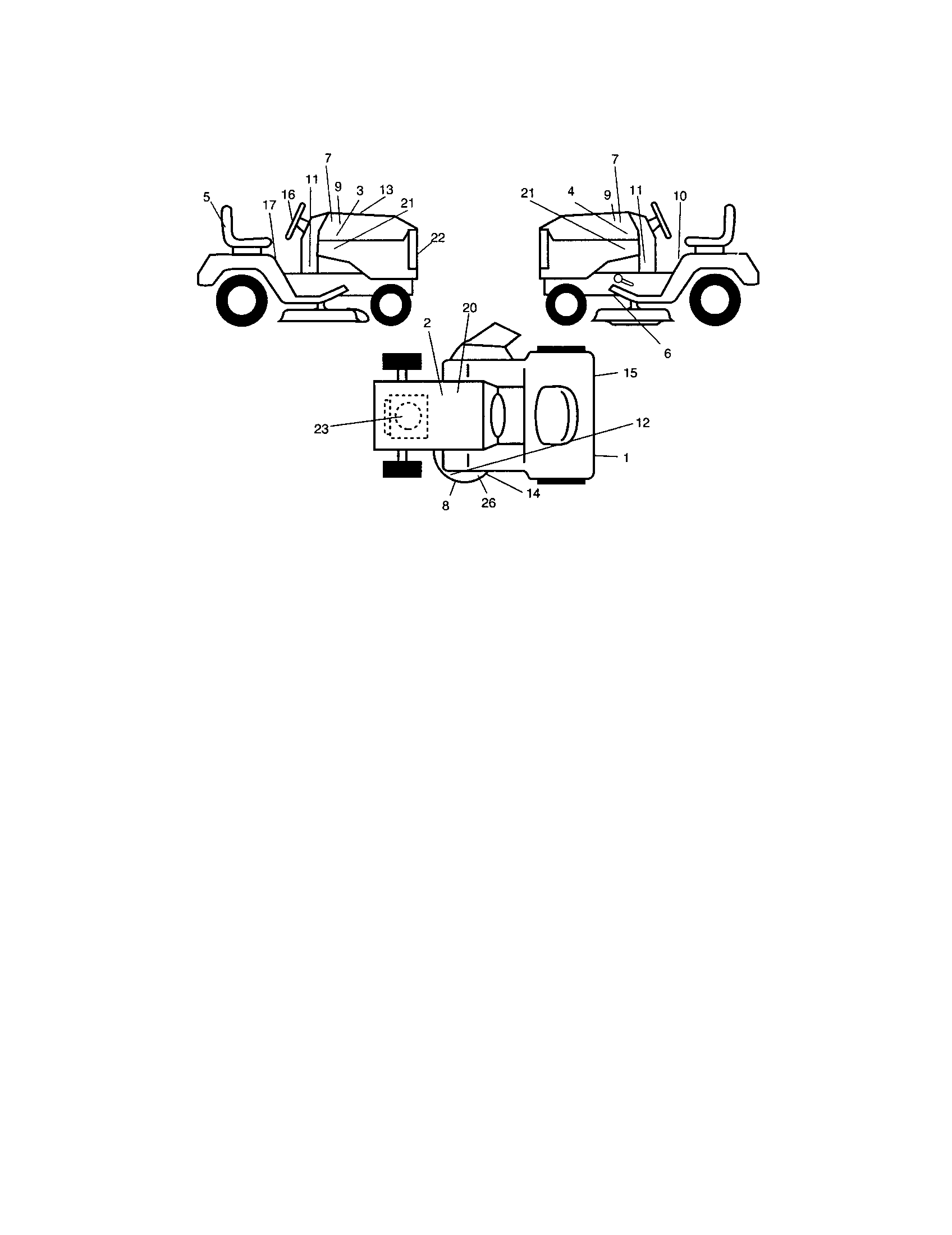 Craftsman 917273280 decals diagram