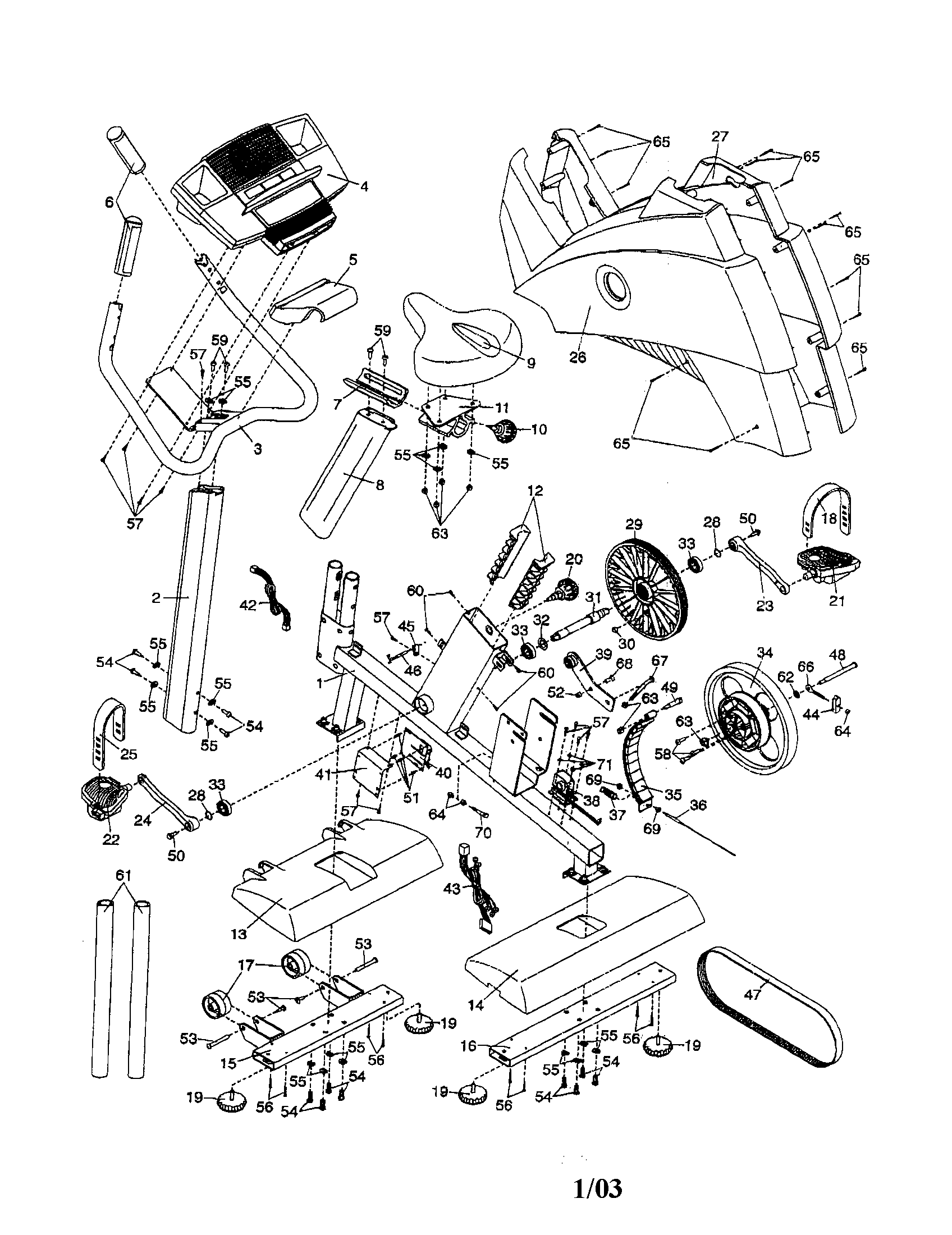 NordicTrack 831283140 cycle diagram