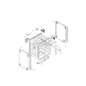 Bosch SHI4306UC/11 (FD 8003) tank assembly diagram