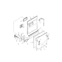 Bosch SHI4306UC/06 (FD8002) door assembly diagram