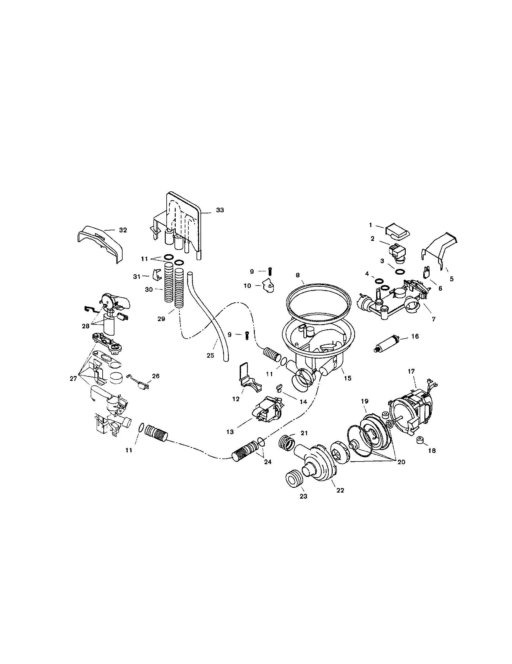 Bosch SHI4306UC/06 (FD8002) component assemblies diagram