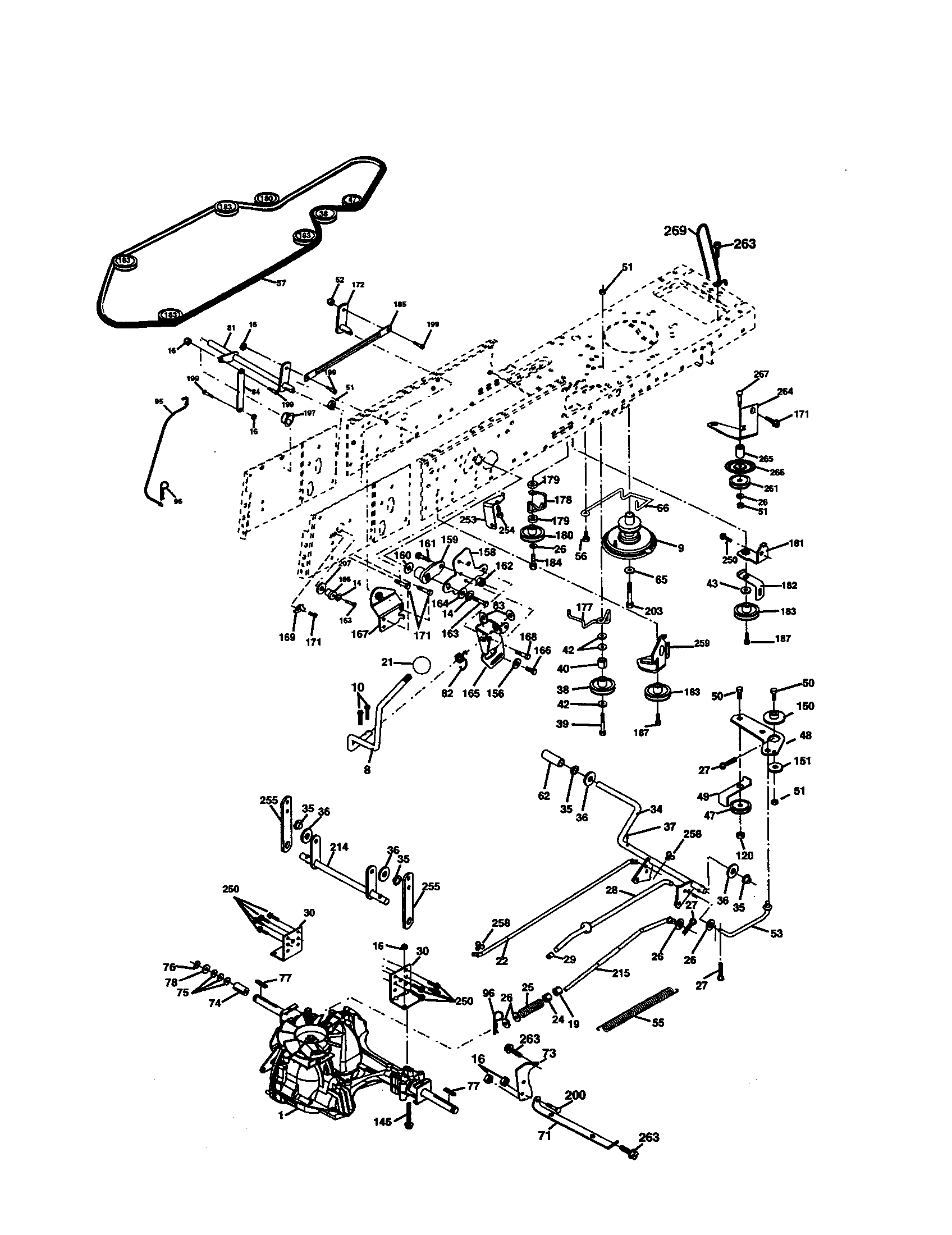 Craftsman 917277111 drive diagram
