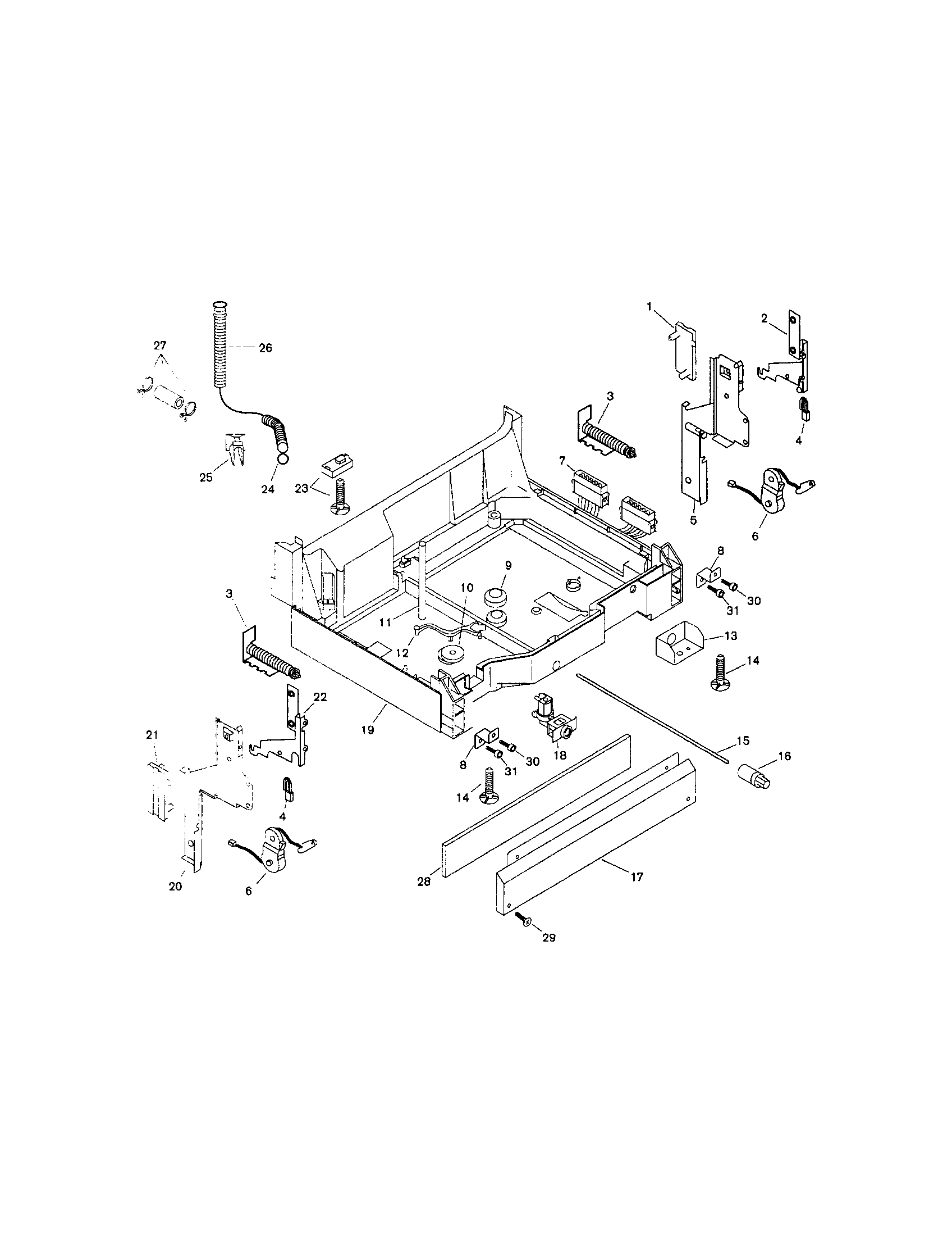 Bosch SHV6803UC/12 (FD 8105) base diagram