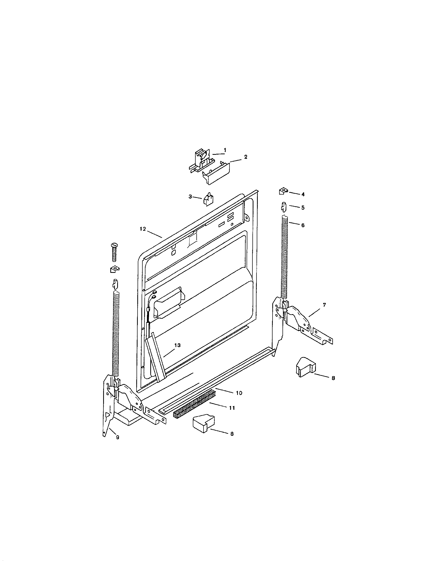 Bosch SMU4052US/09 (FD 7210) inner door diagram