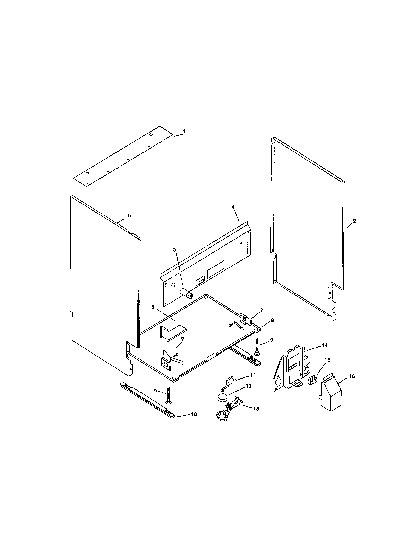 Bosch SMU4052US/09 (FD 7210) body diagram