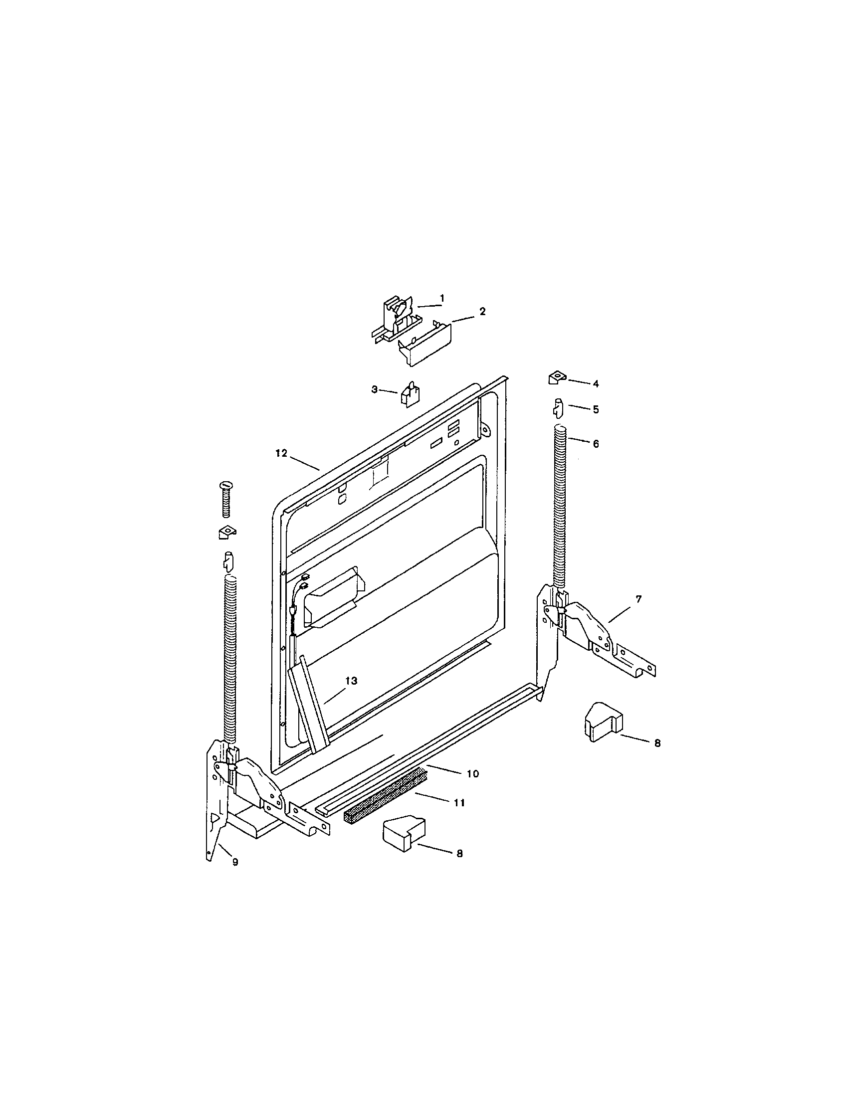 Bosch SMU4056UC/14 (FD7402-7902) inner door diagram