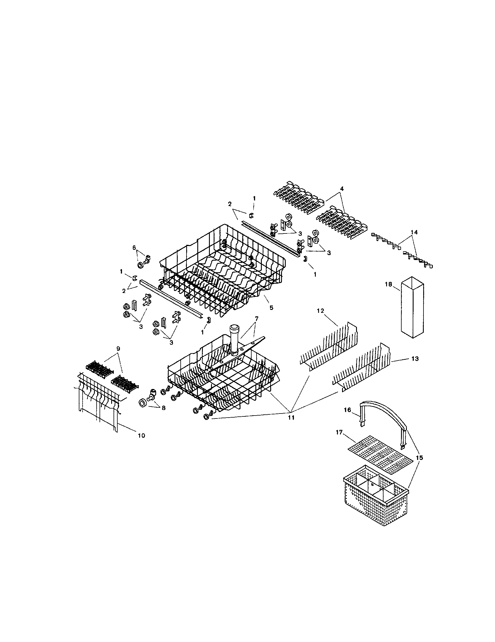 Bosch SMU4056UC/14 (FD7402-7902) racks diagram