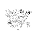 Craftsman 917378500 housing/handle/engine diagram