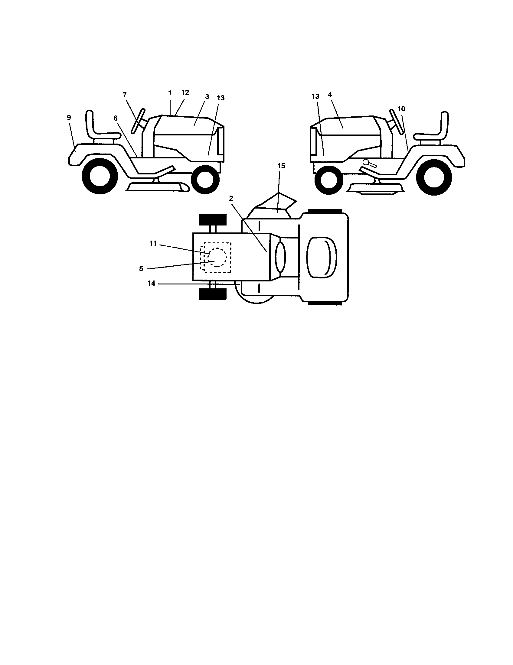 Husqvarna 917279001 decals diagram