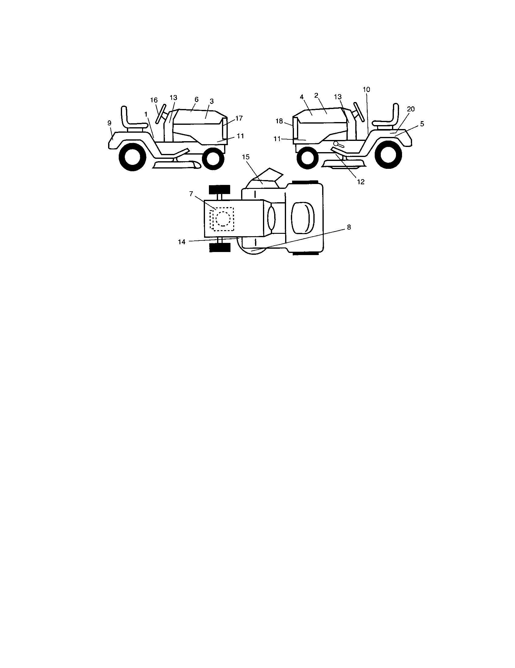 Craftsman 917273160 decals diagram
