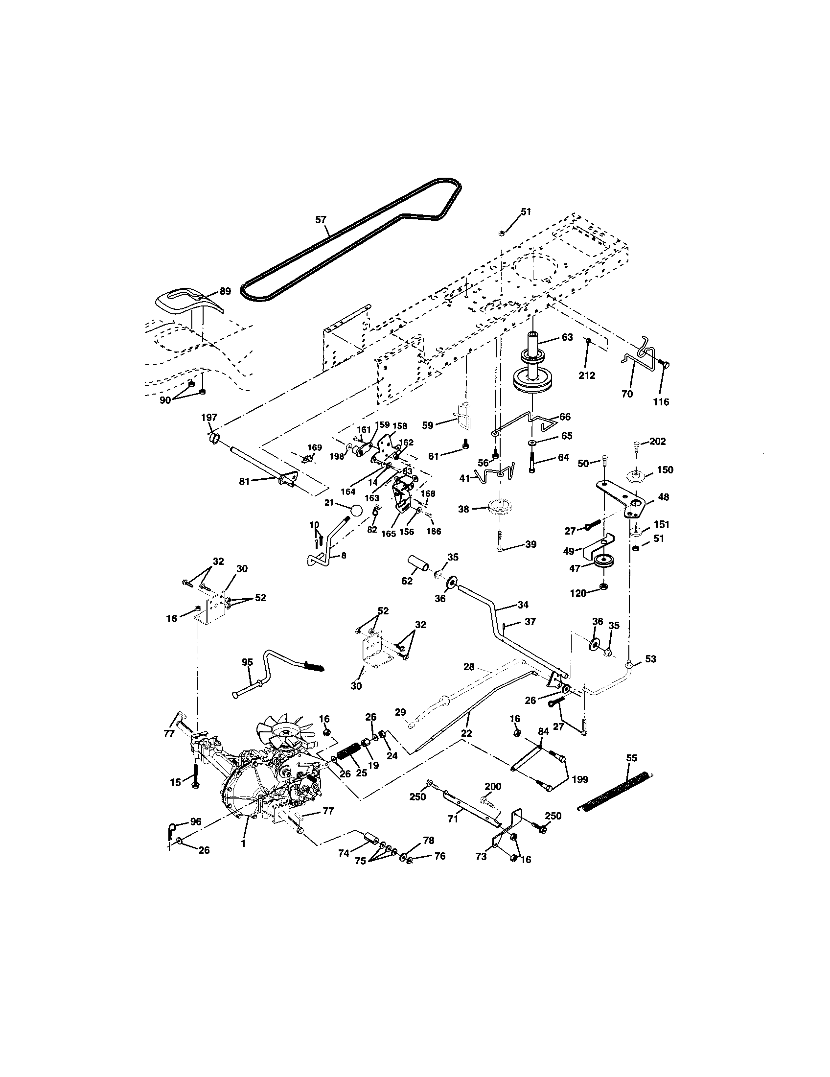 Craftsman 917272941 ground drive diagram