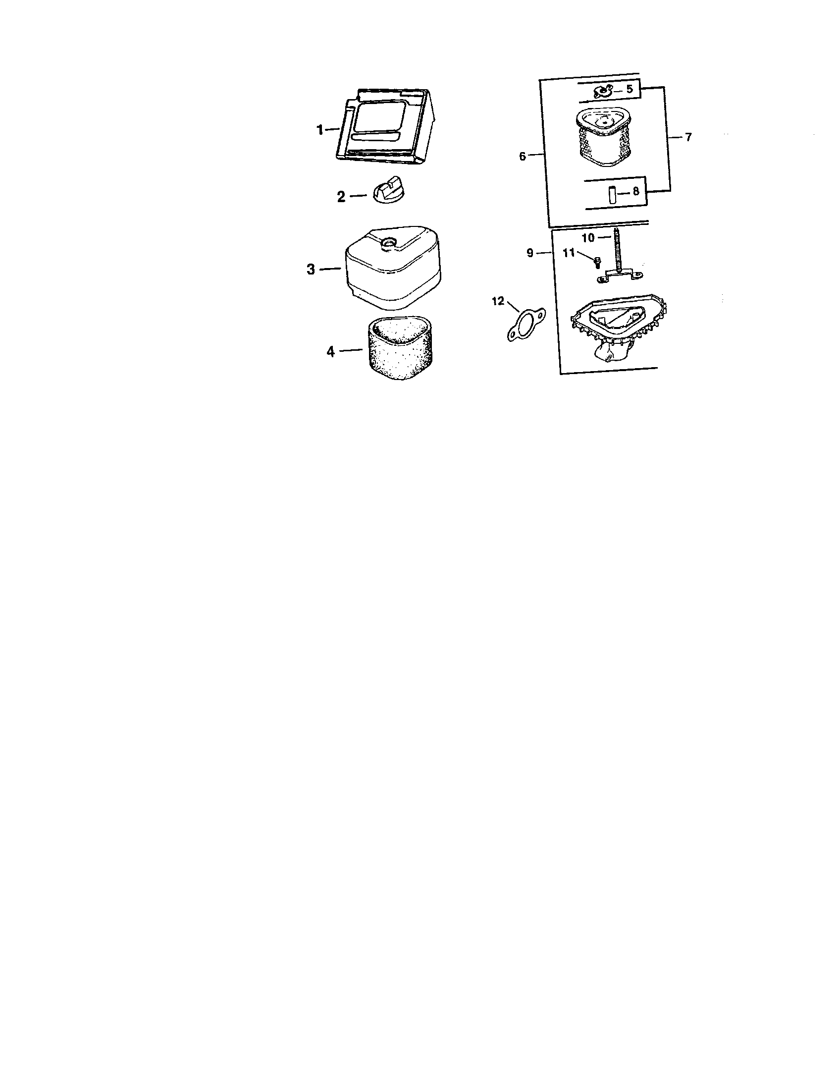 Craftsman 917272480 air intake diagram