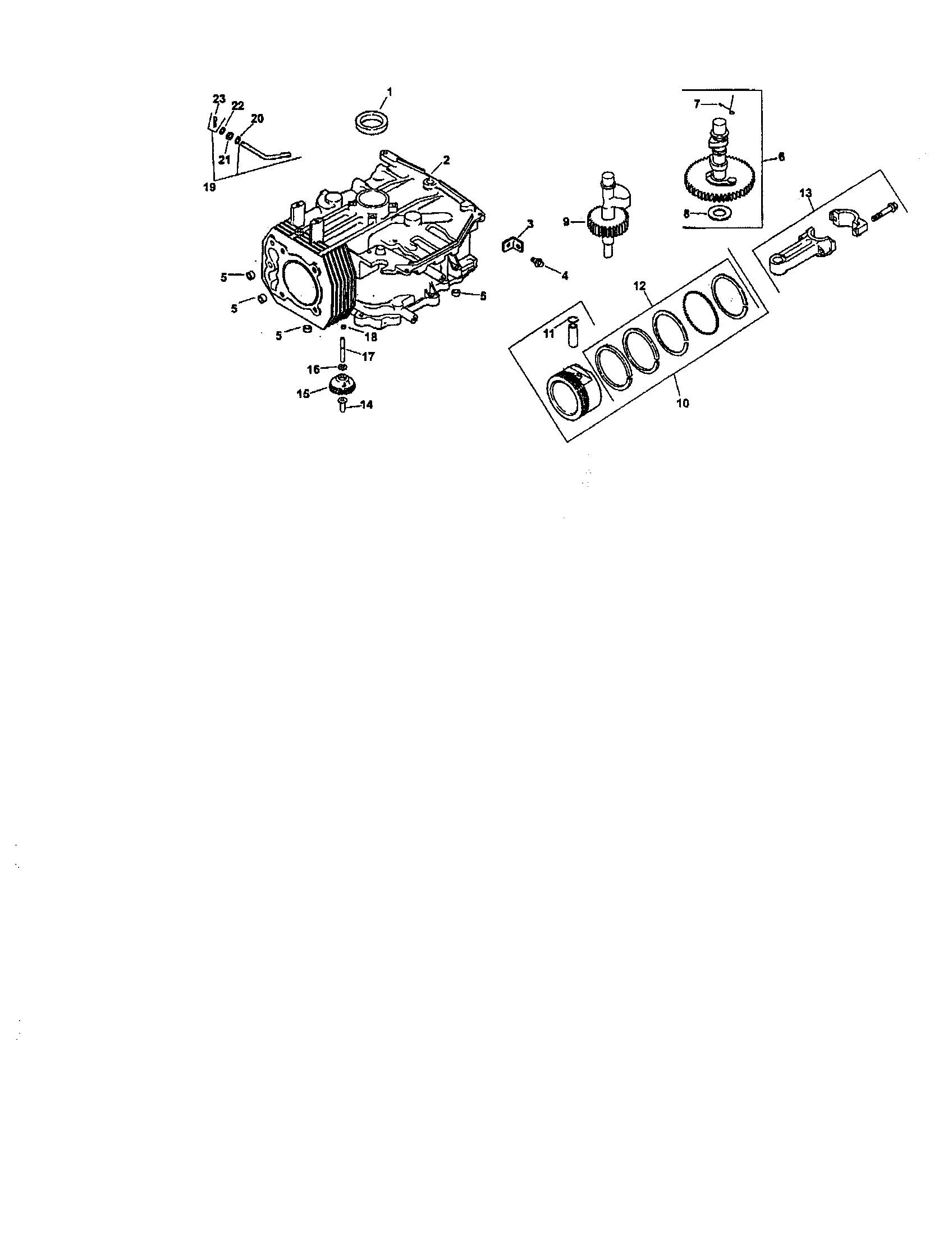 Craftsman 917272480 crankcase diagram