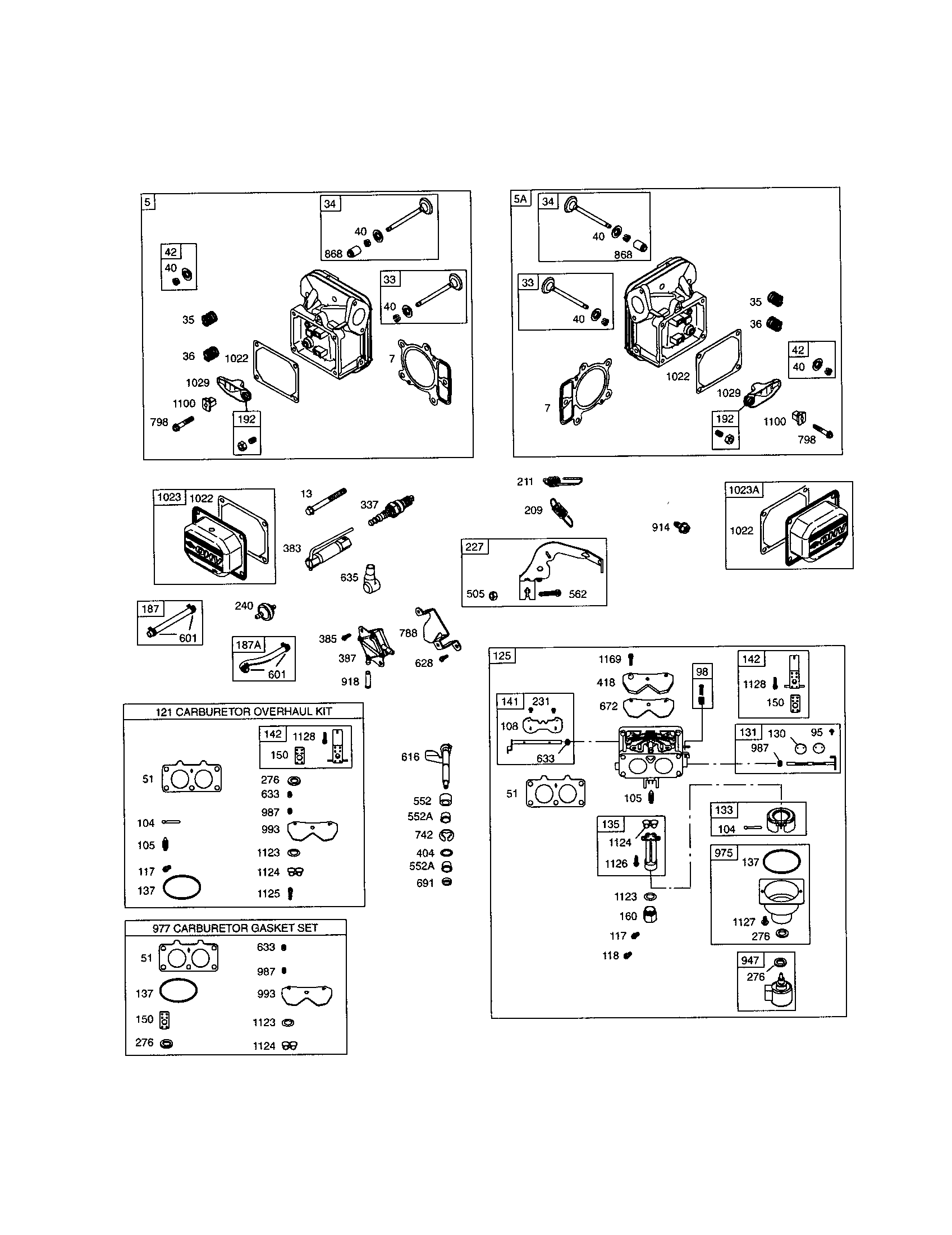 Craftsman 917277070 cylinder-head/carburetor diagram