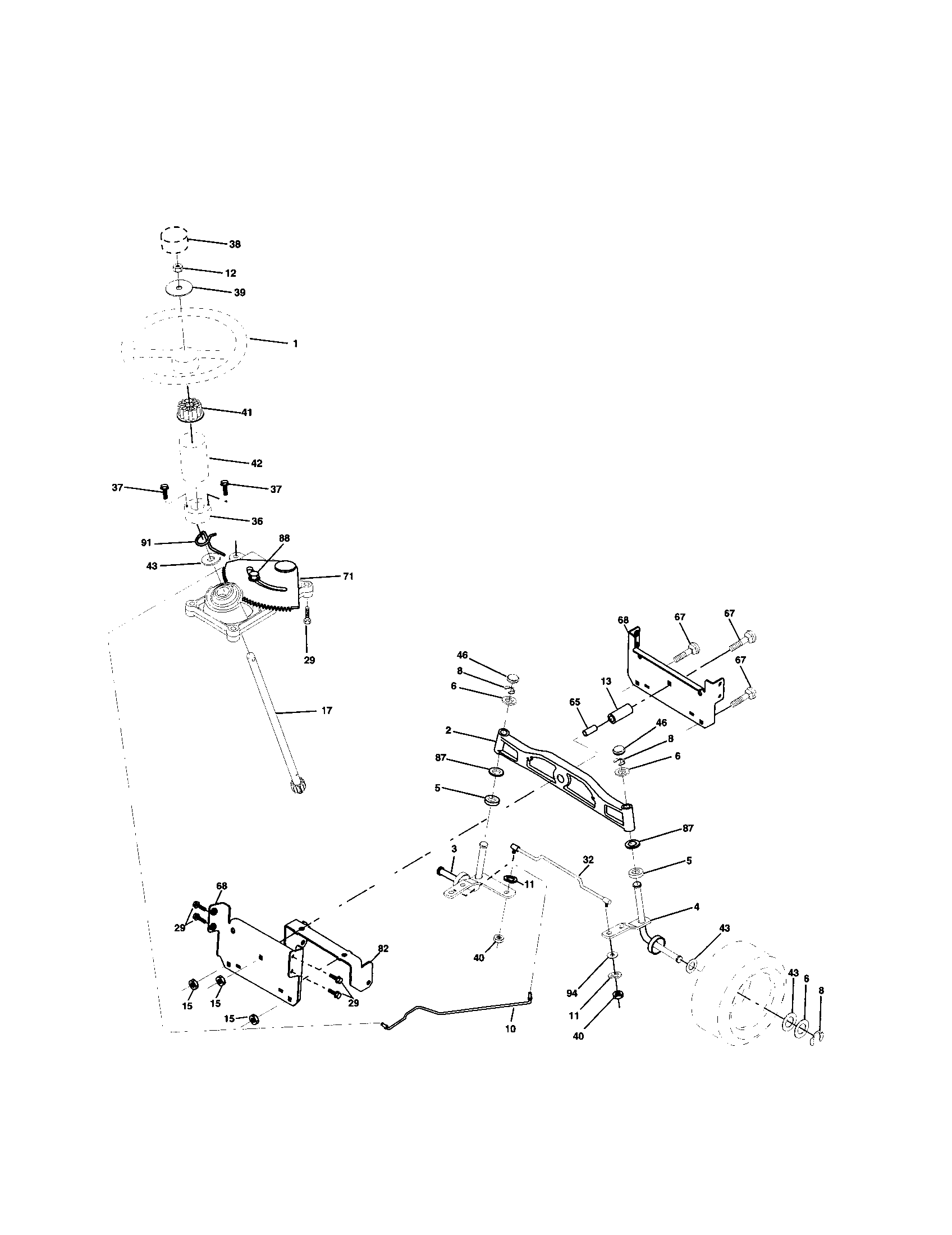 Companion 917257870 steering diagram