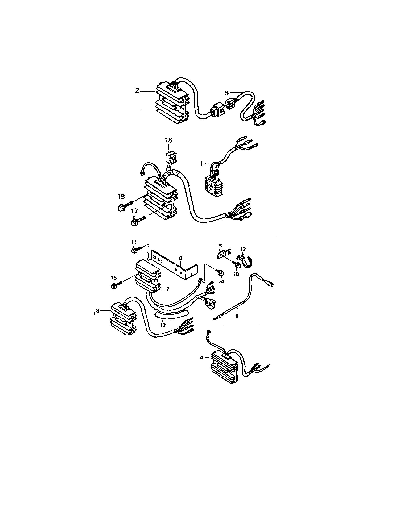 Poulan PP750P regulator rectifier diagram
