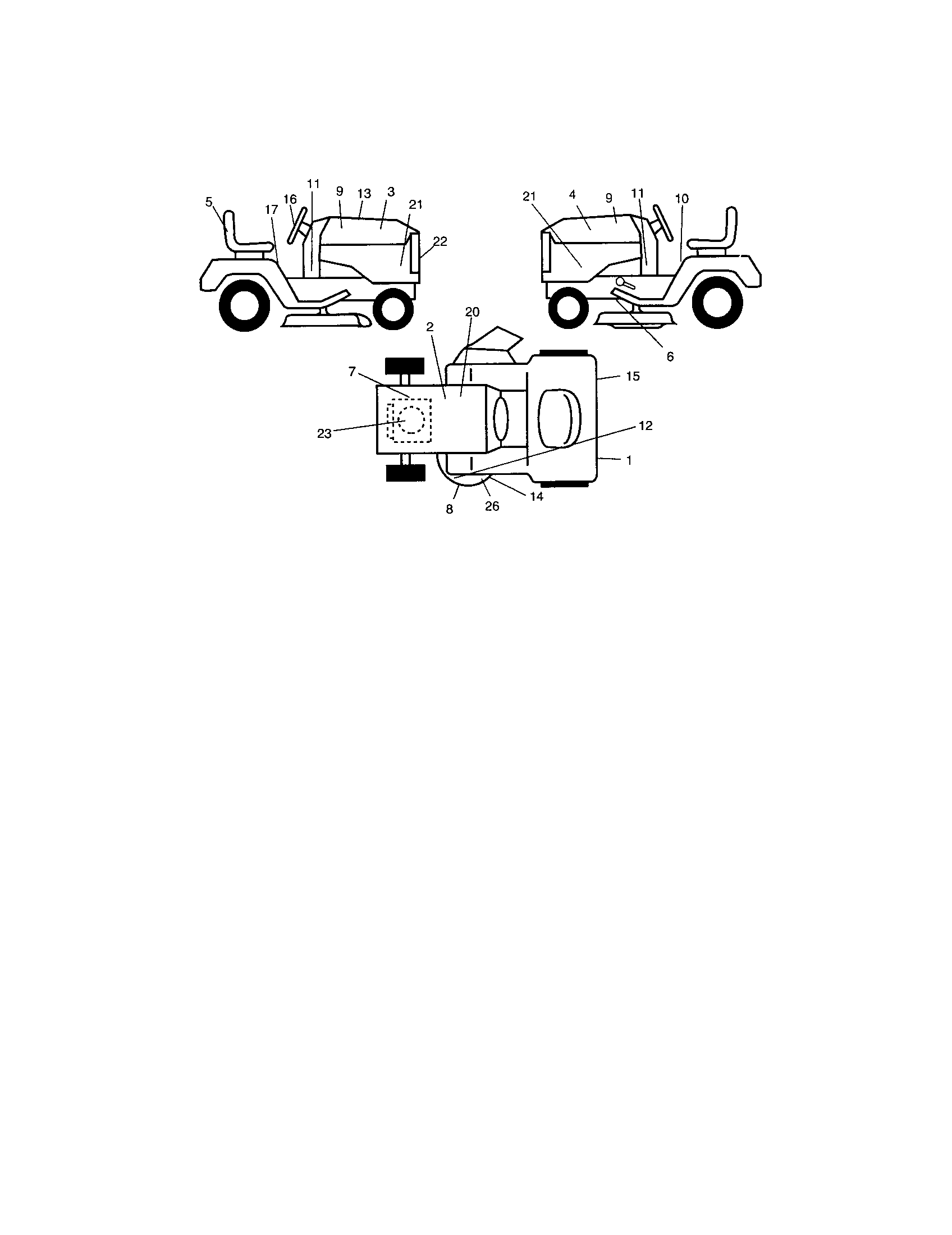 Craftsman 917273240 decals diagram