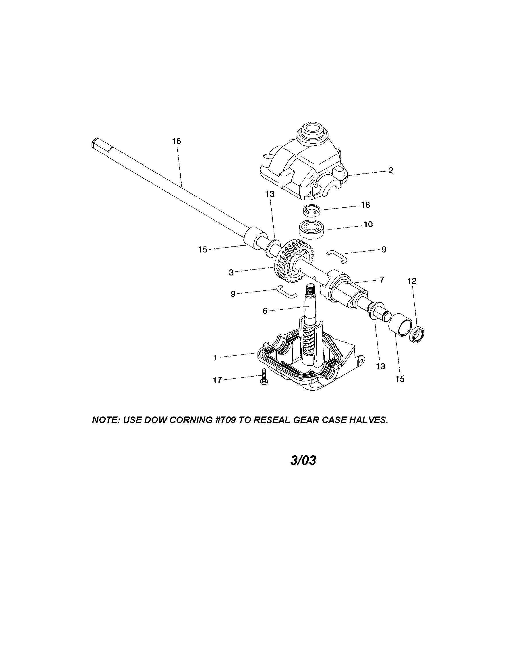 Craftsman 917378931 gearcase assembly diagram