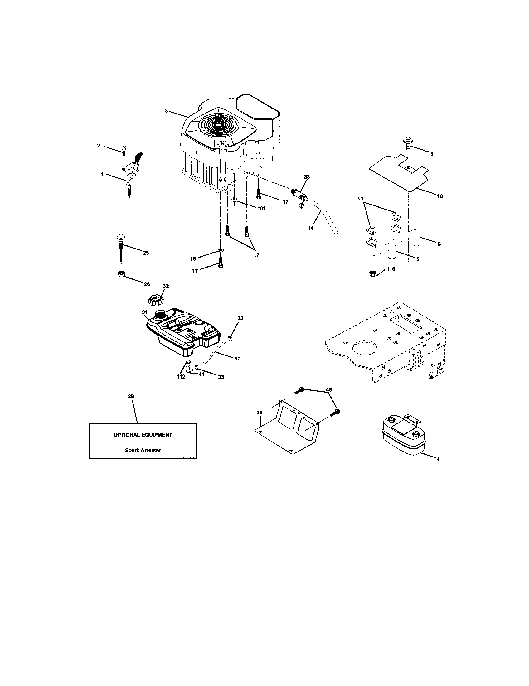 Craftsman 917273481 engine diagram