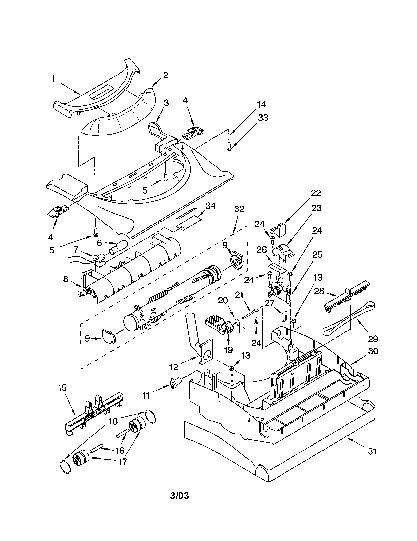 Kenmore 11633613300 nozzle diagram