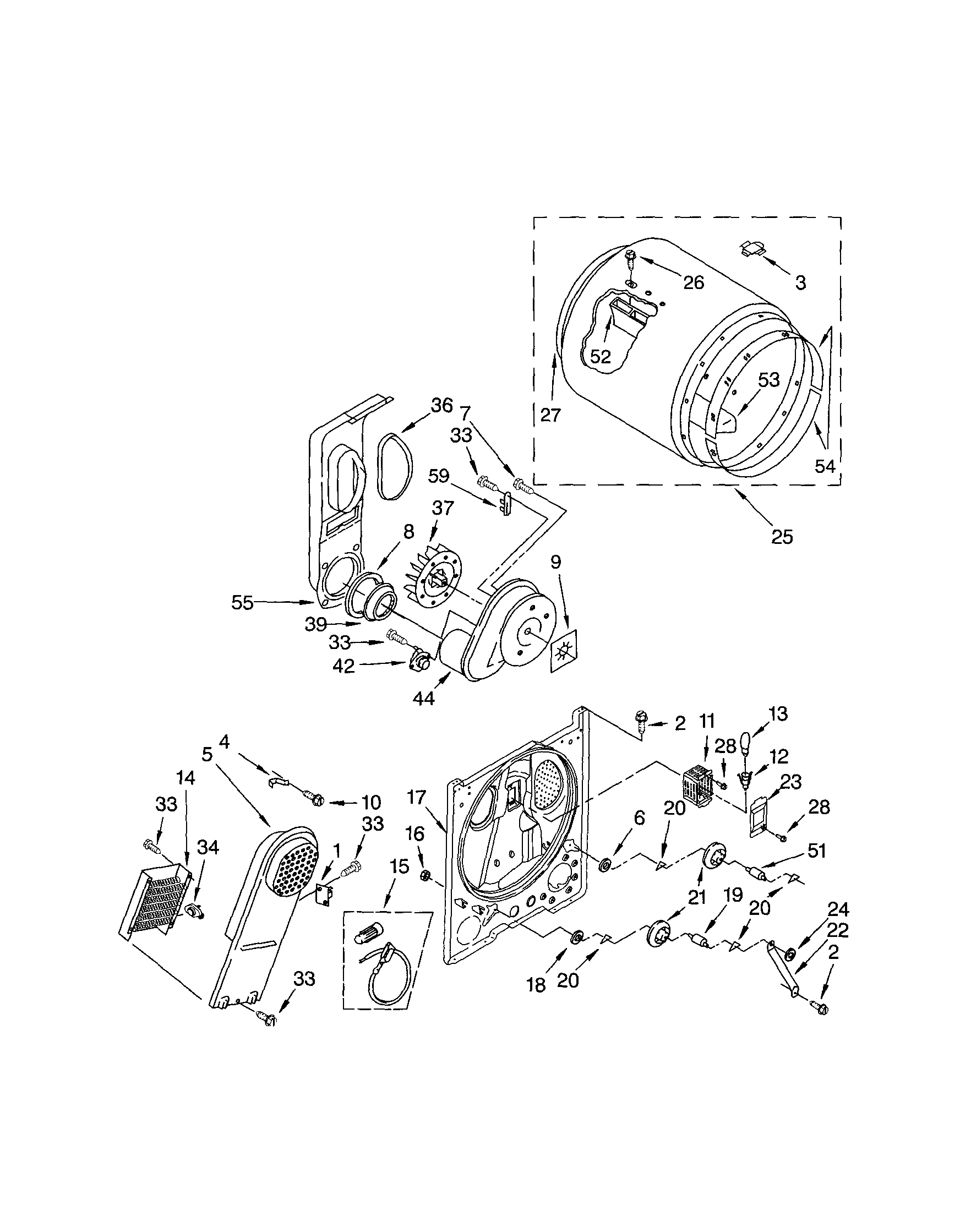 Kenmore 11064622300 bulkhead diagram