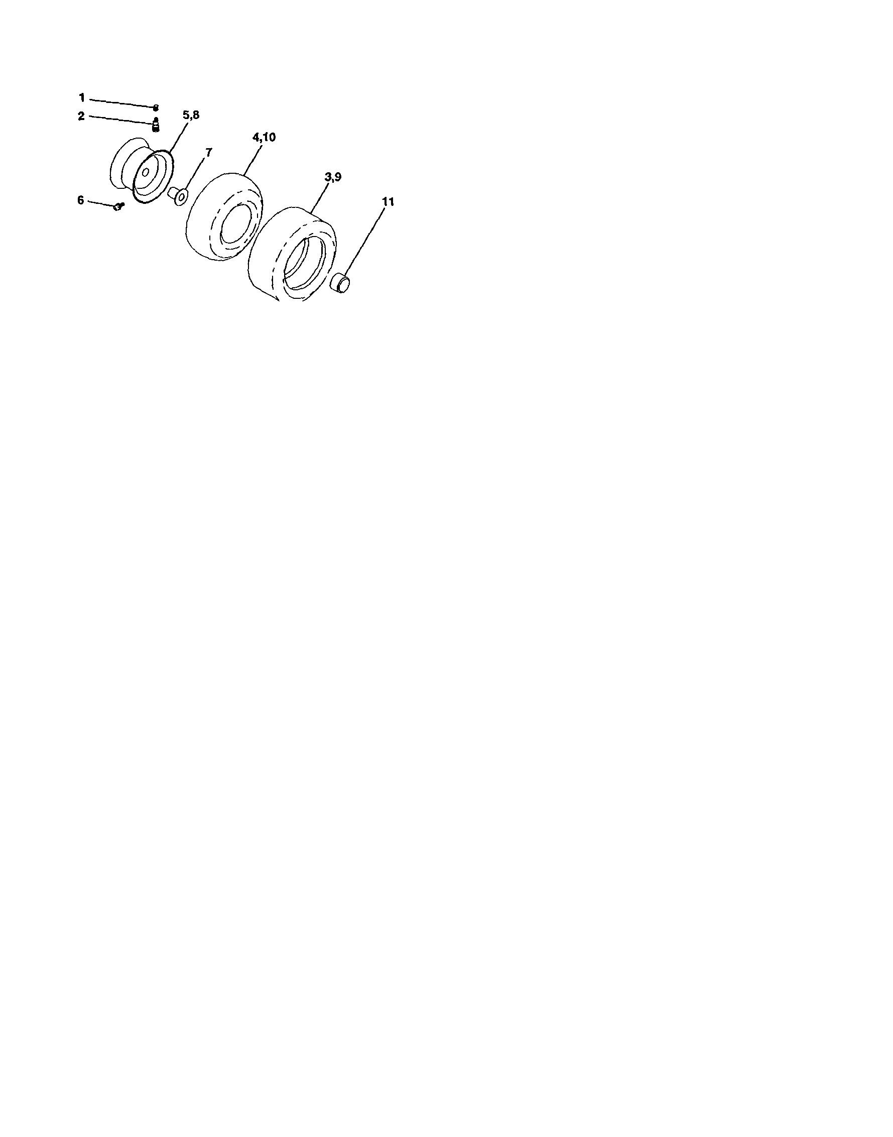 Craftsman 917273260 wheels and tires diagram